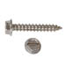 SLOTTED HEX WASHER AB TAPPING SCREW STAINLESS STEEL